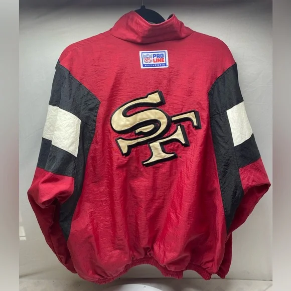 Vintage 1996 San Francisco 49ers Reebok Pro Line 50 Years Jacket Mens M - Picture 2 of 7